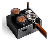 Tamper Station Caffe Espresso Universale(51-58mm), Antiscivolo Supporto per Tamper Caffè, Regolabile Stazione di Manomissione, Tamper Accessori Barista per Riporre Tamper (Esclusi Gli Accessori)