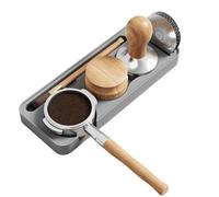 Tamping Mat - Silicone Espresso Tamper Pad, Food-Grade Silicone Espresso Tamping Pad with Portafilter Support | Waterproof and Heat-Resistant Pads, Ideal for Home Kitchen, Beginner, Professional