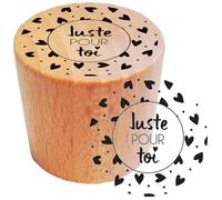 TAMPON LEGNO TONDO SOLO PER TE