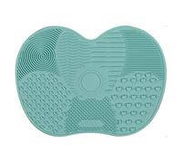 Tampon Nettoyant - 15.5x11.5 cm Silicone Rose, Conception Filetée Forte | Tapis Aspiration | Accessoire Élimination Accumulation Produit, Ustensile Hygiène Beauté Maquillage Soin pour et de