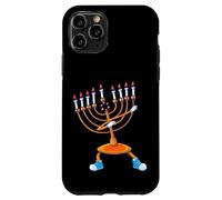 Tamponando Menorah Hanukkah Danza Chanukah Ragazze Ragazzi Custodia per iPhone 11 Pro
