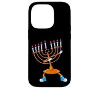 Tamponando Menorah Hanukkah Danza Chanukah Ragazze Ragazzi Custodia per iPhone 14 Pro