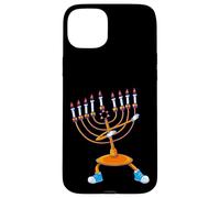 Tamponando Menorah Hanukkah Danza Chanukah Ragazze Ragazzi Custodia per iPhone 15 Plus
