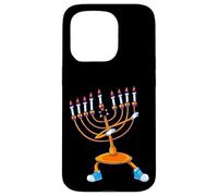 Tamponando Menorah Hanukkah Danza Chanukah Ragazze Ragazzi Custodia per iPhone 15 Pro
