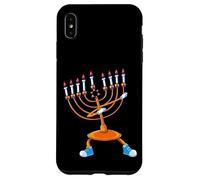Tamponando Menorah Hanukkah Danza Chanukah Ragazze Ragazzi Custodia per iPhone XS Max