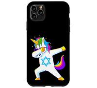 Tamponando Unicorno Hanukkah Ebraico Danza Chanukah Bambini Custodia per iPhone 11 Pro Max