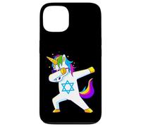 Tamponando Unicorno Hanukkah Ebraico Danza Chanukah Bambini Custodia per iPhone 13