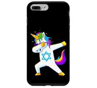 Tamponando Unicorno Hanukkah Ebraico Danza Chanukah Bambini Custodia per iPhone 7 Plus/8 Plus