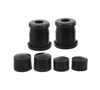 Tampone Ammortizzante per Skateboard in PU Nero per Truck Longboard | Supporto a Impatto e Controllo, per Bushing e Pivot Cup, Rondelle Incluse, Uso su Longboard