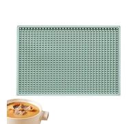 Tampone da cucina resistente al calore: base di supporto per utensili da cucina, strato protettivo da tavolo, foglio di tolleranza alle alte temperature, costruzione in silicone spesso e resistente |