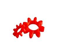 Tampone di accoppiamento in gomma GR Cuscino elemento di accoppiamento flessibile rosso(95x46x20mm)
