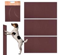 Tampone di carta vetrata per animali - file di artiglio adesivo, protezione per graffi | 20 x 10 pollici, raschietto per unghie per cani cani, manicure strumento di toelettatura in fodera di