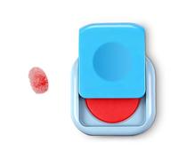 Tampone di inchiostri per impronte digitali Tampone per timbri aziendali ad asciugatura rapida per il controllo dei documenti finanziari Blocco di verifica del contratto