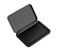 Tampone di inchiostro portatile per impronte digitali ad asciugatura rapida timbro aziendale tampone per assegni finanziari contratto forniture per ufficio contabilità inchiostro pad