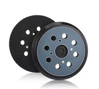 Tampone di Levigatura da 125 mm 8 Fori 4 Chiodi, Platorello Strappo Levigatrice con Gancio E Anello, Pattini di Levigatura Tampone di Ricambio per Levigatrice Ryobi Ridgid Craftsman(Blu)