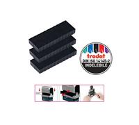 Blister da 3 Tamponi 6 4817 NERO Trodat Cuscinetto inchiostrato Printy 4917