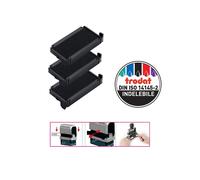 TRODAT - 1429 - Tampone di ricambio 6-4911 - nero - Trodat - conf. 3 pezzi - 83419 - Conf. da 1 Pz. - 1429