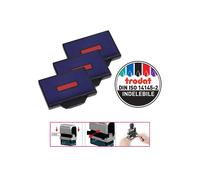 BLISTER DA 3 TAMPONI 6/56-2 1532 ROSSO-BLU TRODAT