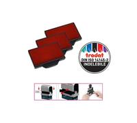 Tampone di ricambio 6/56 - rosso - Trodat - conf. 3 pezzi