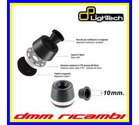 Tampone di ricambio LighTech per protezione Telaio / Carena con foro da 10 mm.