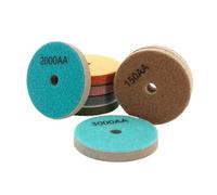 Tampone diamantato per lucidatura a umido, Disco abrasivo for lucidatura in spugna diamantata da 3-4 pollici for granito, marmo, pietra artificiale, cemento(300,4 inch 100mm)