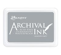 Tampone d'inchiostro d'archivio Ranger Shadow Grey 6,9 x 9,8 x 1,8 cm