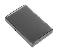 Tampone D'inchiostro Portatile Nero in Plastica Coperchio | Superficie Liscia, Design Retrò Cinese, per Timbri in Gommapiuma e Tessuto, Studenti e Insegnanti
