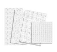 Tampone elastico trasparente, Ammortizzatore di Colpi,Gommini Silicone Trasparenti Paracolpi, per lastre di vetro, autoadesivo, per porte, armadi, cassetti, tastiera