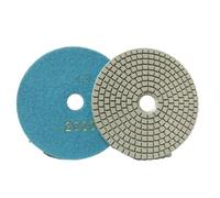 Tampone flessibile for lucidatura diamantata da 5 pollici e 125 mm, disco for levigatura a secco e a umido, tampone in granito, grana 30/100/150/300/500/800/1000, utensili abrasivi(Grit 2000)