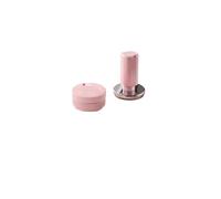 Tampone For Pressare Il Caffè, Macchina For Caffè, Tappetino Antiscivolo In Silicone, Manico For Caffè Italiano, Martello For Polvere, Panno For Polvere, Compatibile Con Bincoo(Pink-51mm)