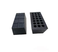 TAMPONE GOMMA APPOGGIO A TRAPEZIO PONTE SOLLEVATORE SERIE T 200x100x70mm TR070