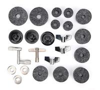 Tampone in feltro per batteria, 23Pcs Kit, for piatti, con dadi ad alette, for cooking, for home use