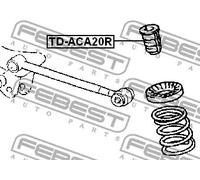 FEBEST TD-ACA20R Kit parapolvere, ammortizzatore