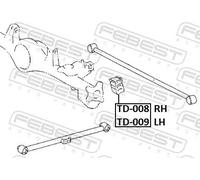 FEBEST TD-008 Tampone paracolpo, Sospensione