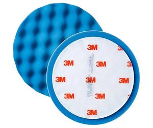 Tampone in Spugna Ondulata Blu 3M 50388 per Lucidatura Auto D.150 mm - 1 pz