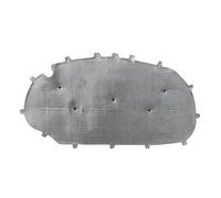 Tampone Isolante Insonorizzante In Cotone Con Fibbia Per Motore In Alluminio Per VW Per Golf 6 Per Per GTI Per Ridurre Il Rumore Isolante Termico Cofano Motore(Argento)
