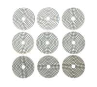 Tampone lucidante da 4 pollici, disco abrasivo diamantato for levigatura a secco/bagnato, grana 30-6000, compatibile con accessori for utensili abrasivi in marmo, granito e piastrelle