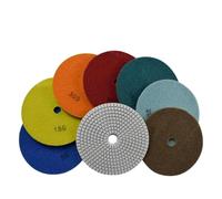 Tampone lucidante diamantato da 150 mm, utensile for carta vetrata bagnata da 6", for levigare cemento, pietra, marmo e granito.