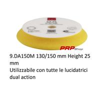 Tampone Spugna per Lucidatura Auto Ø 130/150 FINE GIALLO RUPES Velcrato 9.DA150M