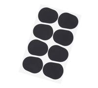 Tampone per Bocchino Clarinetto e Sassofono, Nero 0,8mm, 16 Pezzi | Silicone Inodore, Protezione del Bocchino e Minore Vibrazione, per Studenti di Musica e Fori Sonori