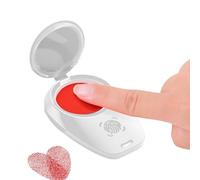 tampone per impronte digitali, tamponi per timbri per impronte digitali, tamponi per timbri sensibili alla luce, set di impronte digitali professionale per le forze dell'ordine, set di timbri rossi