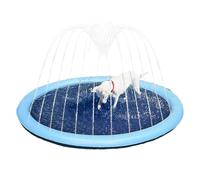 Tampone per irrigatori d'acqua: cagna per bambini senza scivolare impiallacciature di spruzzi da spiaggia per bambini Gioca a tappetino per cani addensati scintille di spruzzo reutili