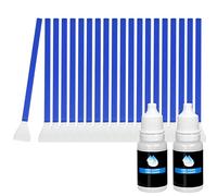 Tampone per la pulizia del sensore full frame da 20 pezzi da 24 mm, kit per la pulizia della fotocamera per fotocamera digitale DSLR o SLR con soluzione per la pulizia del sensore da 20 ml