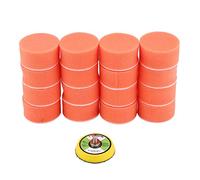 Tampone per lucidatura, tamponi per lucidatura auto, spugna arancione riutilizzabile 50 mm per ceratura lucidatura per lucidatura tampone per auto levigatura