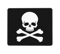 Tampone per Mouse, Pirate Skull & Cross Bones Tappetini per Il Mouse Multifunzionale Tappeto Mouse Confortevole Tappetino Mouse Gaming per Ufficio Notebook 25X30Cm