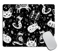 Tampone per Mouse Witch's Cat and Sugar Skull Tappetini Mouse Computer