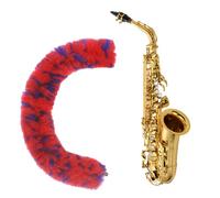 Tampone per sassofono, spazzola per tenere pulito il collo del sassofono tenore, morbida piegatura spolverino pad Saver morbido mantenere cura strumento per strumenti a fiato basso contralto
