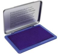 Trodat 9073M Imprint, Cuscinetto imbevuto di Inchiostro di Colore Blu a base acqua, per Timbri Manuali, per Formati Medio Grandi, Misura 125 x 80 mm, Struttura in Metallo e Plastica