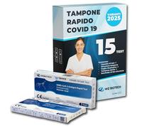 Tampone Rapido Covid-19 - Kit 15 Test Antigenici Nasali Autodiagnostici - Risultato in 15 Minuti - Rilevamento Varianti 2025 - Certificazione CE 1434