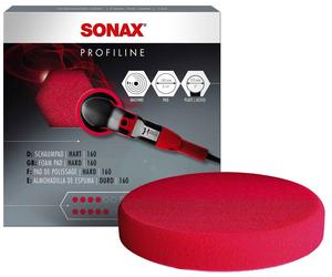 Tampone SONAX duro 160 mm tampone lucidante spugna rosso